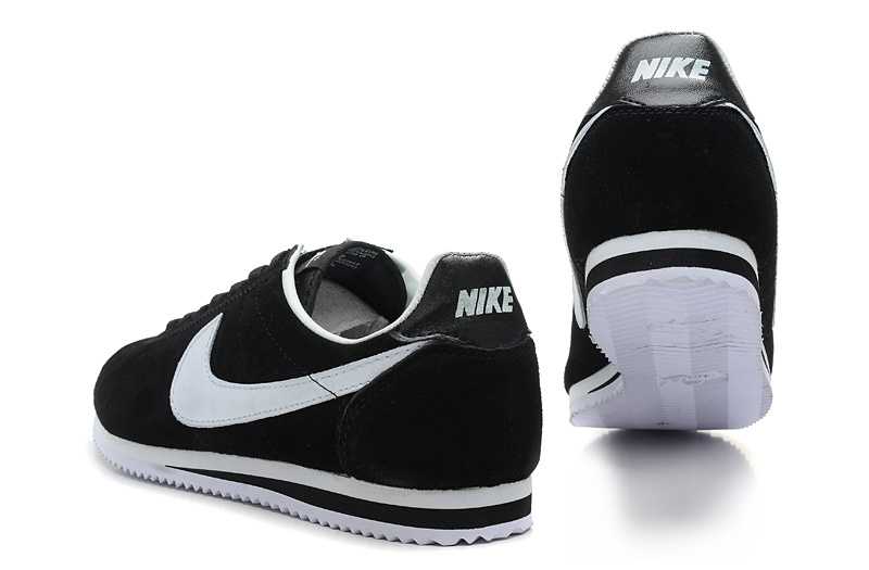 Nike Cortez Fur femme chaussure nike cortez black white  acheter en ligne